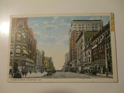 USA , TEXAS AVENUE HOUSTON , OLD POSTCARD  ,K0 - Houston