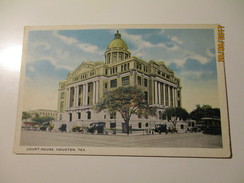 USA , COURT HOUSE  HOUSTON TEXAS , OLD POSTCARD  ,K0 - Houston