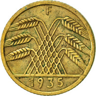 Monnaie, Allemagne, République De Weimar, 5 Reichspfennig, 1935, Stuttgart - 5 Rentenpfennig & 5 Reichspfennig