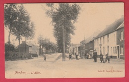 Stockay - L'Allée ... Belle Animation - 1908 ( Voir Verso ) - Saint-Georges-sur-Meuse