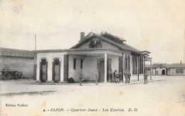 Dijon - 186e R.A.L.T. Quartier Junot, Les Ecuries - Carte Animée D.D. Edition Voilliot - Kasernen