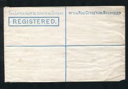 GREAT BRITAIN STATIONERY VICTORIA REGISTERED SPECIMEN - Marcophilie