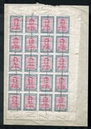 ARGENTINGA GENERAL SAN MARTIN 20 PESO AMAZING INUTILIZADO BLOCK - Blocks & Sheetlets