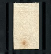 GREAT BRITAIN 1856 LARGE CROWN WATERMARKED PAPER MARGINAL BLOCK - Poststempel