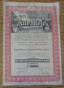 BELGIAN CONGO GOLD MINING SHARE CERTIFICATE KILO MOTO 1944 - Africa