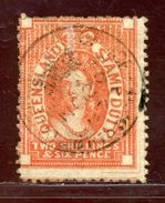 QUEENSLAND 2s 6d STAMP FINE USED - Used Stamps