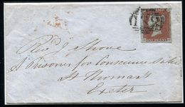 GREAT BRITAIN DEVON EXETER ST THOMAS PRISONER REVEREND SHORE 1841 - Marcophilie