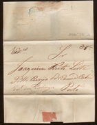 PORTUGAL - VALADARES, BRAZIL TO PORTO ENTIRE 1846 - ...-1853 Prephilately