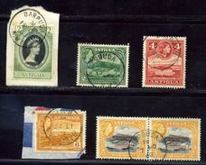 ANTIGUA BARBUDA GREAT POSTMARK LOT QE2 - Other & Unclassified