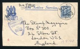 NEW ZEALAND FORCES WORLD WAR TWO 1941 CENSOR TO LONDON - Storia Postale