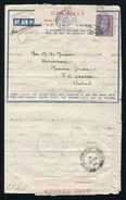 WORLD WAR TWO PORT SAID EGYPT SOUTH AFRICAN FORCES AIRLETTER - Brieven En Documenten