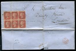 GB 1865 1d RED LIGHTHOUSES TRINITY HOUSE - Lettres & Documents