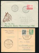 HORSES OLYMPICS SWEDEN GERMANY ROMANIA - Estate 1956: Melbourne