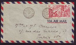 NEW CALEDONIA 1947 COVER TO PARIS - Cartas & Documentos