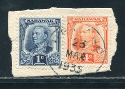 SARAWAK REJANG POSTMARK KING GEORGE 5TH 1935 - Sarawak (...-1963)