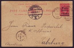 MOROCCO AGENCIES EDWARD 7TH STATIONERY TANGIER AUSTRIA - Oficinas En  Marruecos / Tanger : (...-1958