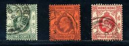 CHINA CHEFOO BRITISH POST OFFICE KING EDWARD 7th STAMPS - Usados