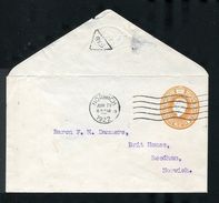 GREAT BRITAIN POSTAL STATIONERY KING GEORGE V 1922 SCARCE REDUCED RATE - Marcophilie