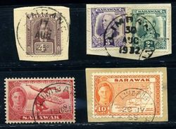 SARAWAK BRUNEI AMAZING POSTMARKS LIMBANG - Sarawak (...-1963)