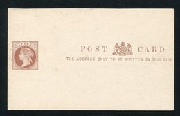 GB STATIONERY VICTORIA POSTCARD VARIETY MISCUT 1878 - Lettres & Documents