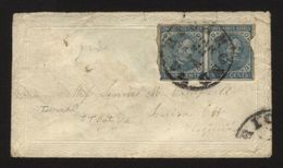 USA - CONFEDERATE TURNED "LADIES" COVER - RICHMOND - 1861-65 Stati Confederati