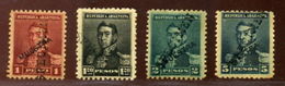 ARGENTINA 1892 SAN MARTIN SPECIMENS FROM BRITISH POST OFFICE - Unused Stamps