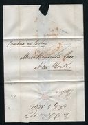 GB LIVERPOOL U.S.A. NEW YORK TRANSATLANTIC CAMBRIA 1846 - Marcophilie