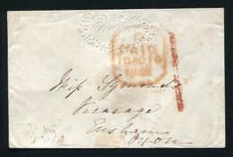 GREAT BRITAIN STATIONERY VICTORIA 1842 PREPAID RAMSGATE KENT - ...-1840 Prephilately