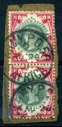 GB BOERWAR QV 1 SHILLING PAIR USED IN SOUTH AFRICA - Other & Unclassified