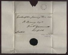 GREAT BRITAIN 1840 4d POST DEVON-YEALAMPTON - ...-1840 Voorlopers