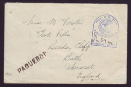 GREAT BRITAIN 1941 'NAVY' PAQUEBOT COVER - Marcophilie