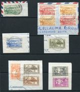 FRENCH NEW HEBRIDES 1949 UPU & 1957 PALMS, COCONUTS - Gebraucht