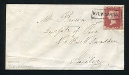 GB SCOTLAND AYRSHIRE VILLAGE CANCELLATION VICTORIA 1858 - Covers & Documents