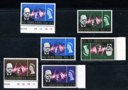 HONG KONG WINSTON CHURCHILL MNH SET PLUS INVERTED WATERMARKS - Lots & Serien