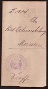 LIECHTENSTEIN 1889 COVER - ...-1912 Prephilately