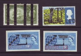 GB GEORGE VI ELIZABETH 2nd TRAINING SCHOOL SHIPS LANDSCAPES OVERPRINTS CANCELLED - Unused Stamps