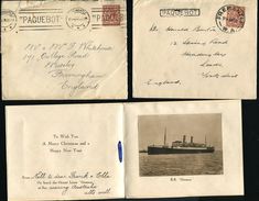 W AUSTRALIA GREAT BRITAIN USED ABROAD SHIPPING PAQUEBOT FREMANTLE 1903-1939 - Marcofilia