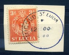 ST LUCIA VILLAGE POSTMARK MICOUD KG6 - St.Lucia (...-1978)