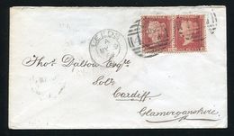 GREAT BRITAIN VICTORIA RARE DUPLEX DOUBLE CIRCLE POSTMARK YORKSHIRE 1864 - Sonstige & Ohne Zuordnung