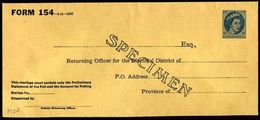 CANADA SPECIMEN POSTAL STATIONERY QEII WILDING - Otros & Sin Clasificación