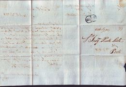 PORTUGAL MELGACO MANUSCRIPT ENTIRE LETTER TO PORTO 1845 - ...-1853 Prefilatelia