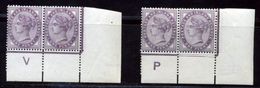 GREAT BRITAIN 1d LILAC VARIETIES MNH! - Unused Stamps