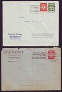 DANZIG 1935 COVERS TO BERLIN - Storia Postale