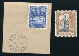 SIERRA LEONE USED ABROAD MARITIME GAMBIA - Gambia (...-1964)