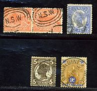 QUEENSLAND POSTMARKS USEFUL GROUP - Used Stamps