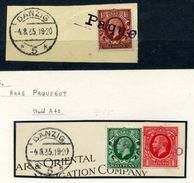 DANZIG MARITIME RARE PAQUEBOT 1935 ON GB STAMPS - Other & Unclassified