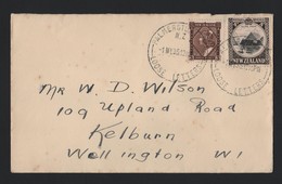 NEW ZEALAND MARITIME PALMERSTON LOOSE LETTER RAILWAY 1935 - Brieven En Documenten