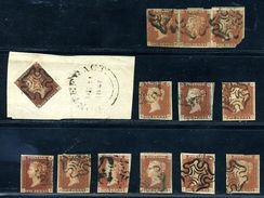 GB LINE ENGRAVED 1841 RED-BROWN SELECTION 1 - Other & Unclassified