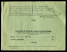 GB POST OFFICE STOCK AND SALES OF DOG AND GAME LICENCES 1987/91 - Europe