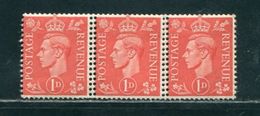 GB GEORGE 6TH VARIETY DOUBLE PERFORATIONS 1941 - Nuovi